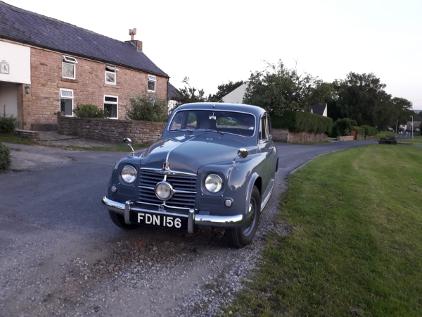 Rover P4 75 1950 Square Dial Cyclops in Pastel Blue - SOLD